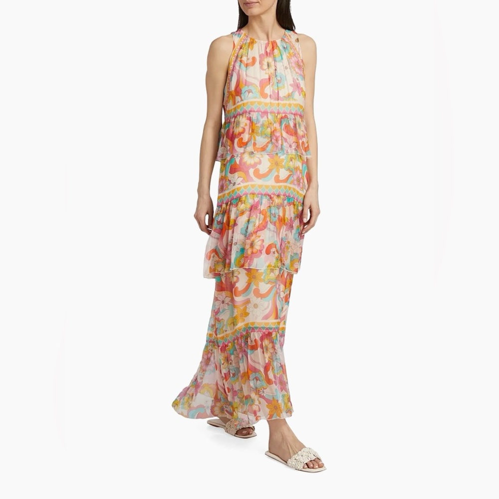 Johnny Was Karina Sleeveless Maxi Dress Size Small NWT